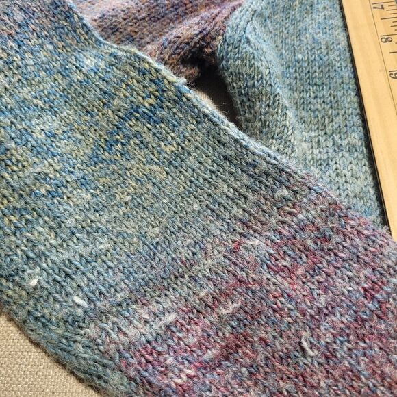 Noble Outfitters Ombre Scarf Cardigan Knit Sweater XS Waterfall Equestrian Long - Picture 8 of 9